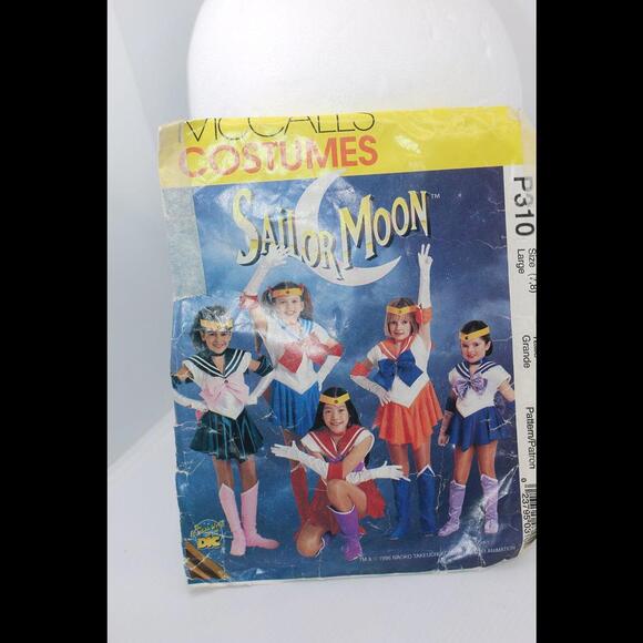 Other - McCall's 7859 HTF Sewing Pattern Sailor Moon Costumes Girls Large 7-8 Cut/Compl